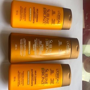 L’Oreal Paris Sublime Bronze self-Tanning Lotion Medium  + luminous bronzer